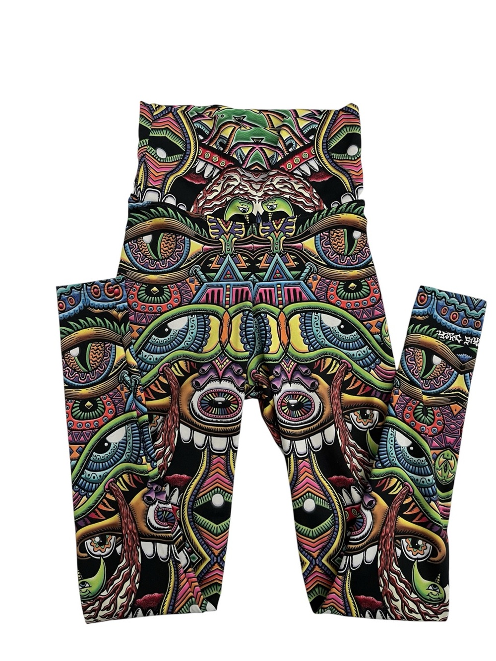 Grassroots California Psychedelic Multicolor Printed Leggings